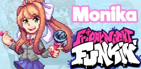 VS Monika FNF MOD (FULL WEEK Update!)